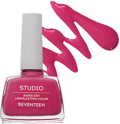 Seventeen Studio Rapid Dry Lasting Color Gloss Βερνίκι Νυχιών Quick Dry Ροζ 192 12ml