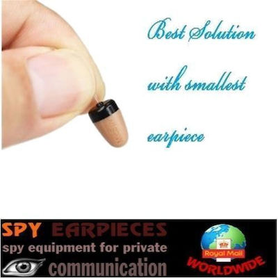 Spy Small Handsfree Ακουστικό Ψείρα Μαύρο