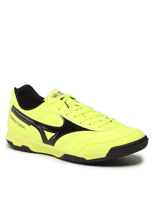 Mizuno Morelia Sala Classic Low Football Shoes IN Hall Yellow