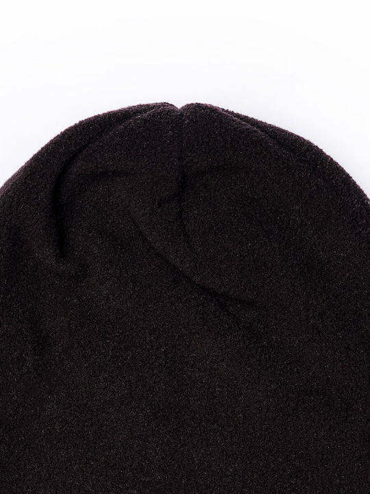 Ανδρικός Fleece Beanie Σκούφος σε Μαύρο χρώμα