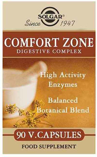 Solgar Comfort Zone Digestive Complex Alte Suplimente Alimentare 90 Capsule Pe Bază De Plante