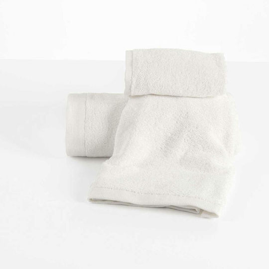 Kentia Πετσέτα Προσώπου Brand 50x100εκ. Snow Βάρους 600gr/m²
