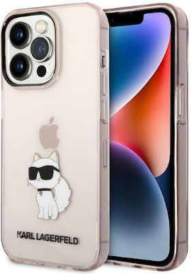 Karl Lagerfeld IML Choupette NFT Umschlag Rückseite Silikon Rosa (iPhone 14 Pro Max) KLHCP14XHNCHTCP