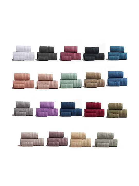 Melinen Hand Towel Premio 30x50cm Black Weight 600gr/m²
