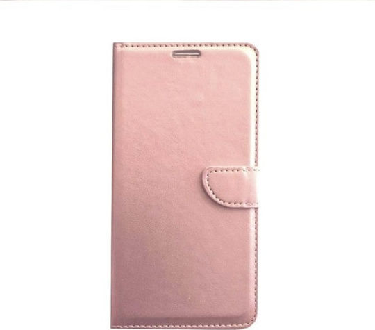 Book Δερματίνης Ροζ Χρυσό (Galaxy M33)