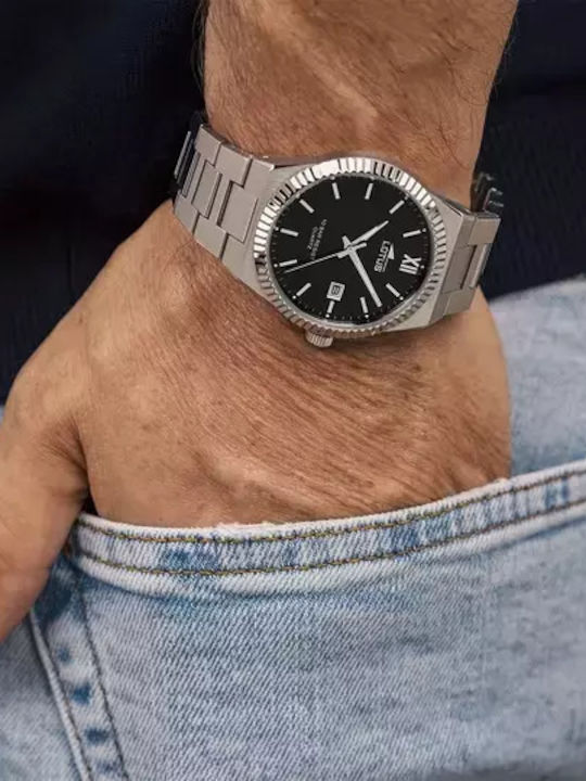 Lotus Watches Ρολόι Μπαταρίας με Μεταλλικό Μπρασελέ Lotus Watches Ρολόι Μπαταρίας με Μεταλλικό Μπρασελέ