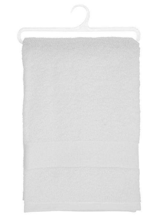 Atmosphera Πετσέτα Σώματος 100x150εκ. Λευκό Βάρους 450gr/m²