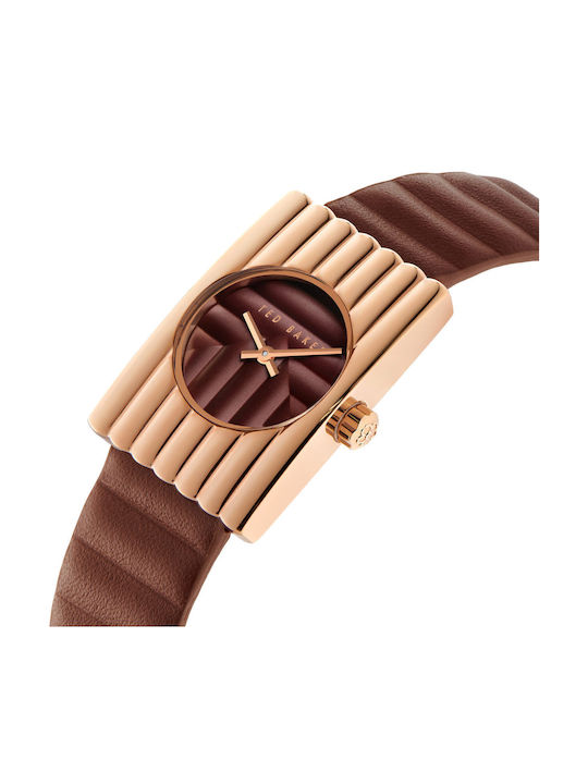 Ted Baker Ottolee Women's Watch with Brown Leather Strap