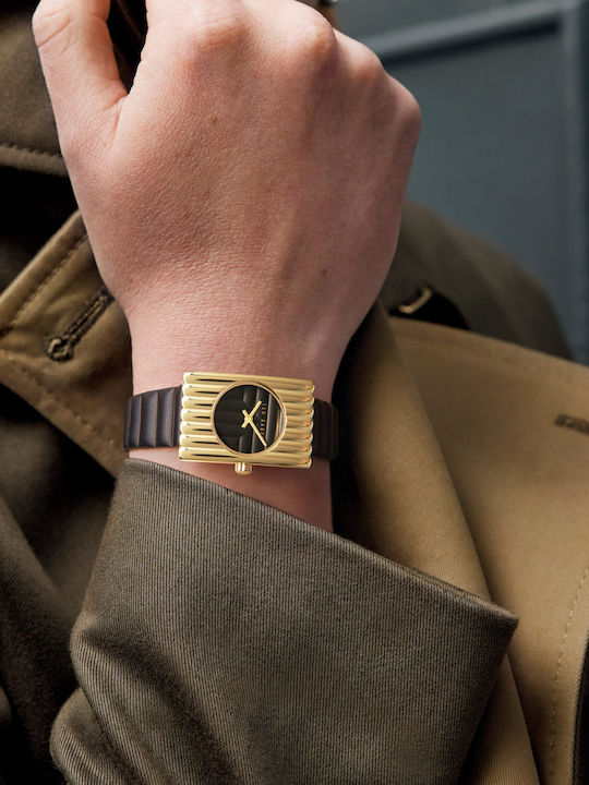 Ted Baker Ottolee Ρολόι Μπαταρίας με Δερμάτινο Λουράκι