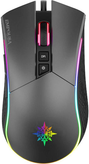 Inca IMG-GT19 RGB Gaming Mouse 4800 DPI Black