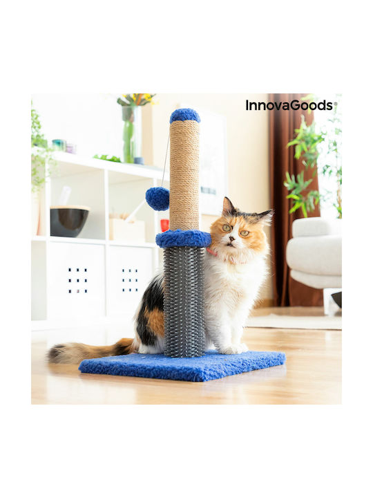 InnovaGoods Μασέρ Μπάλα Γάτες Miausage Cat Scratching Post Pole in Albastru Color