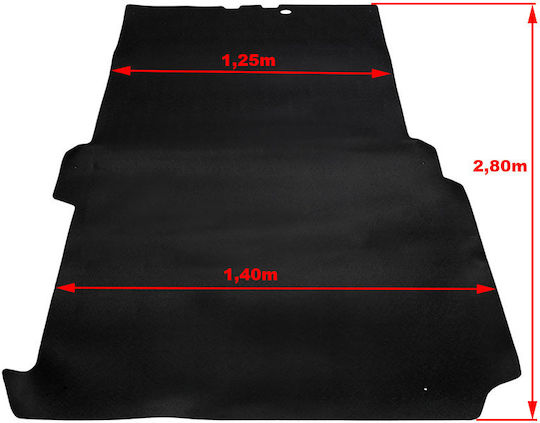 Rezaw Plast Bed Mat Tray Type for Citroen Jumpy Black