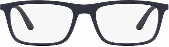Emporio Armani Мъжки Ацетатен Рамки За Очилa с Клип-он Сини EA4160 50881W
