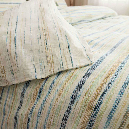 Vesta Home Duvet Cover Set Cotton Single with Pillowcase 170x240 Milos 1