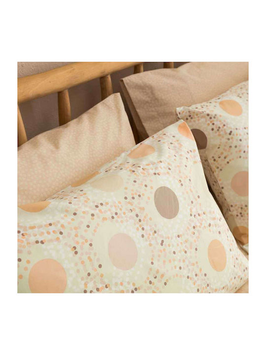 Vesta Home Σετ Παπλωματοθήκη Βαμβακερή Μονή με Μαξιλαροθήκη 170x240cm Amanda 1