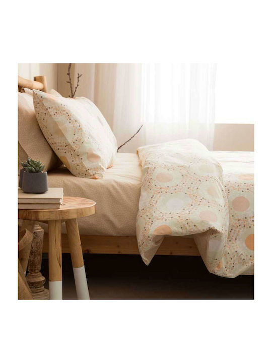 Vesta Home Σετ Παπλωματοθήκη Βαμβακερή Μονή με Μαξιλαροθήκη 170x240cm Amanda 1