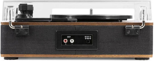 Fenton RP161 102.130 Πικάπ με Προενίσχυση και Ενσωματωμένα Ηχεία Walnut Wood