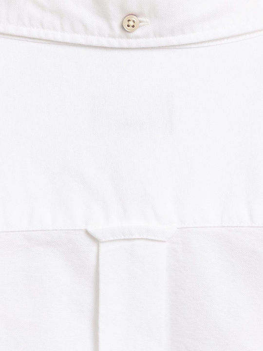 Long-sleeved Cotton Shirt White