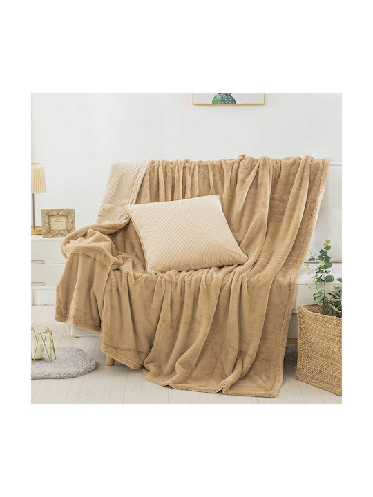 Beauty Home Decorative Pillow Case 8404 Beige 50x50cm.