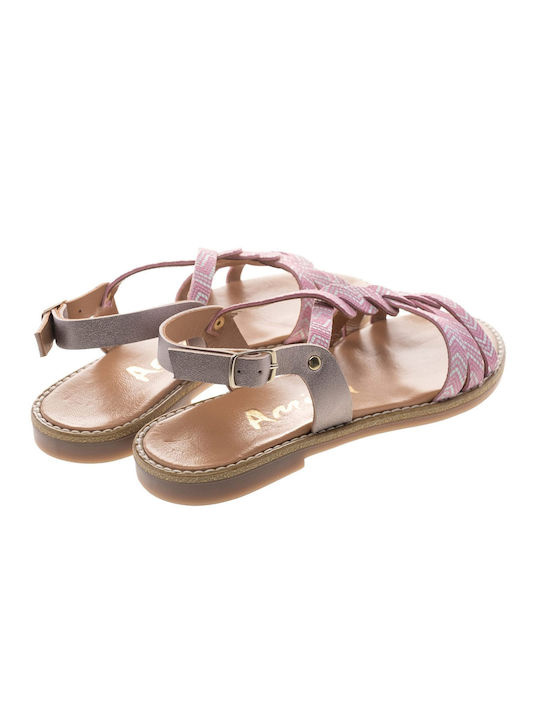 LEDERSANDALEN AMICA GIRL - FUCHSIA - FUCHSIA - FUCHSIA