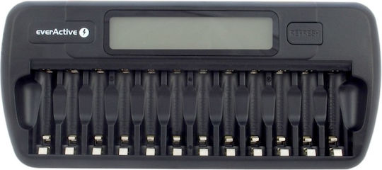 everActive NC-1200 Ladegerät 12 Batterien Ni-Cd/Ni-MH Größe AA/AAA