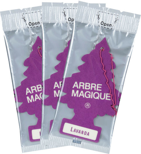 Lampa Car Air Freshener Tab Pendand Arbre Magique Tris Lavender 3pcs