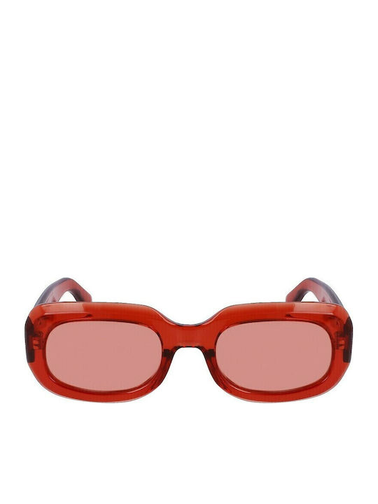 Longchamp Ochelari de soare Κόκκινα cu Cadru & Roșu Lentilă