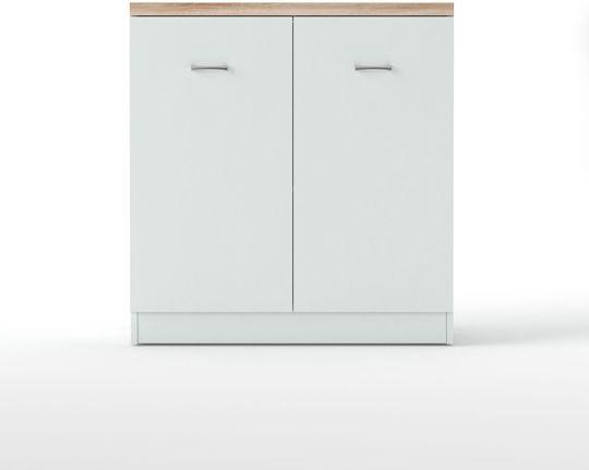 Sideboard Top Mix Wooden White Sonoma 80x33x85cm