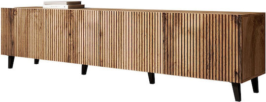 TV Stand Wooden Vamos 200 Beige L200xW40xH52cm