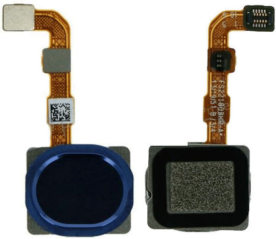 Flex Kabel mit Fingerabdruck in Blau Farbe für Galaxy A20s