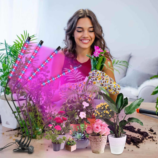 Επιτραπέζιο Grow Light με LED με 4 Λάμπες Full Spectrum