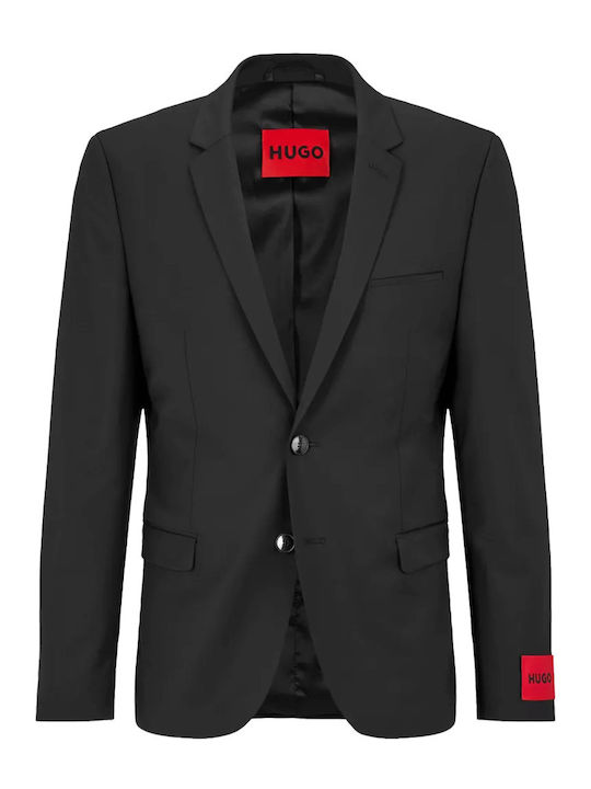 Artim204x Men's Winter Suit Jacket Slim Fit Black