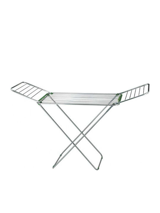 Ankor Aluminum Folding Floor Clothes Drying Rack with Hanging Length 18m