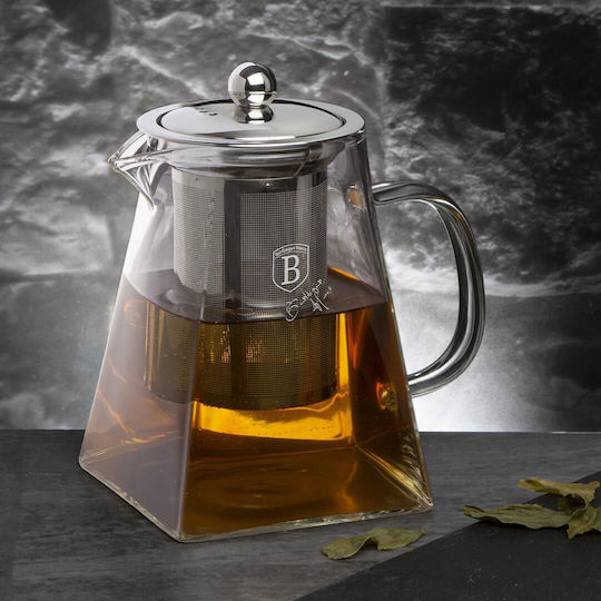 Berlinger Haus Teapot with Filter Glass Transparent 950ml