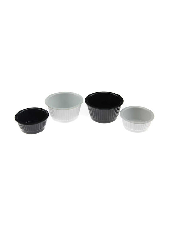 Viosarp Dip-Schüssel Rund aus Melamin White mit Durchmesser 6cm