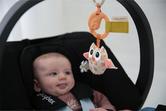 Baby Oliver Окачен Играчка За автомобил с гризалка Oliver бухалът