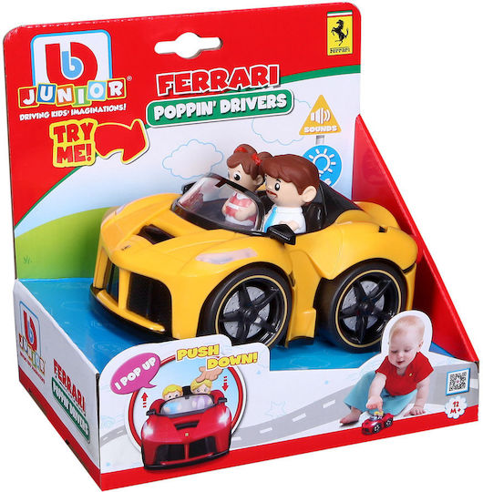 Bburago Vehicul Junior Ferrari Poppin Drivers 16/81006 cu lumină pentru 12++ Luni