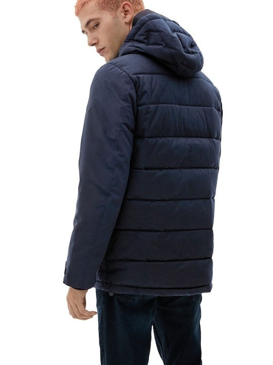 S.Oliver Men's Winter Jacket Navy Blue