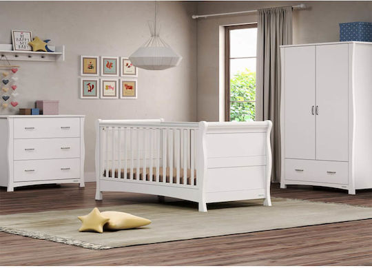 Casababy London Seturi De Mobilier Pentru Copii Cu Pat Și Sertar Alb