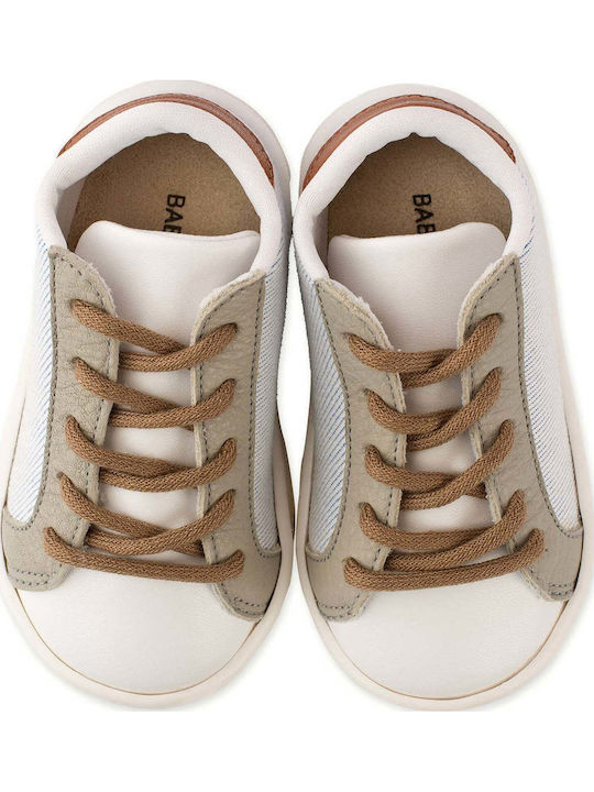 Babywalker Christening Leather Sneakers Mint White Beige