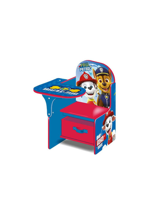 Paw Patrol Kinderschreibtisch aus Holz Marineblau