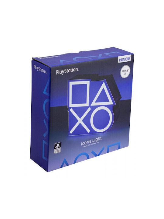 Paladone Kids Decorative Lamp Playstation Icons Blue 15x16x16εκ.