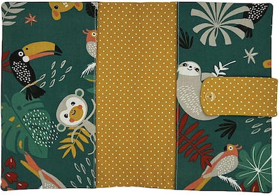 Handmade Baby Health Booklet Case Jungle