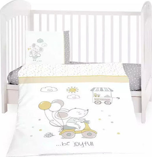 Kikka Boo Set Pentru Patut Joyful Mice Multicolor 3buc piese