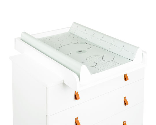 Kikka Boo Soft Changing Pad Bear With Me made of Plastic Mint for Bed 50x80cm