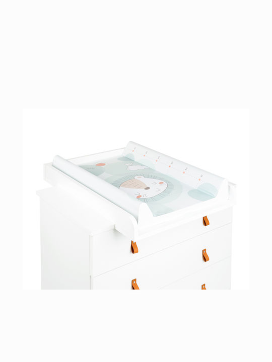 Kikka Boo Soft Changing Pad Jungle King made of Plastic Mint for Bed 50x80cm