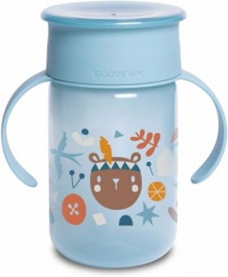 Suavinex 360 Toddler Plastic Cup 340ml for 12m+ Blue