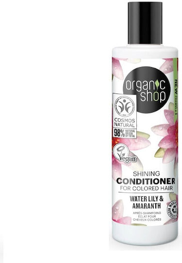Natura Siberica Organic Shop Shea & Lily Shine Conditioner για Όλους τους Τύπους Μαλλιών 280ml