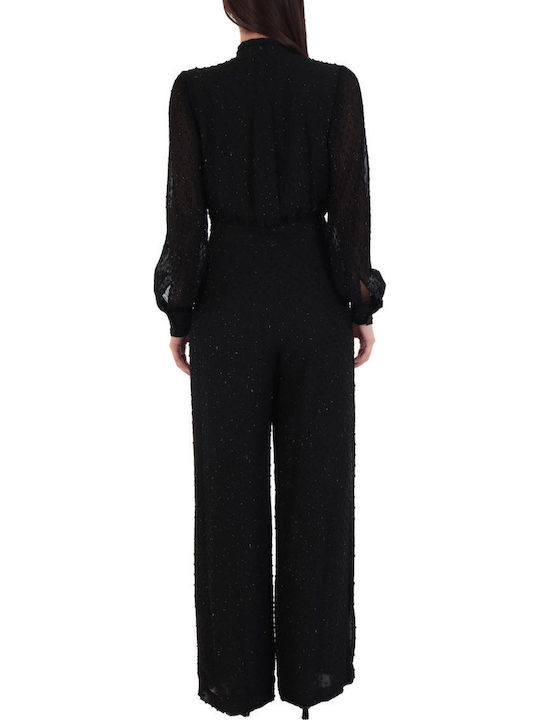 Women's Long-sleeved One-piece Suit Black
