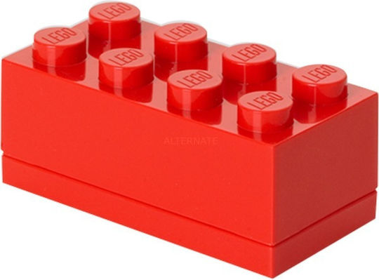 LEGO Παιδικό Κουτί Αποθήκευσης από Πλαστικό Κόκκινο